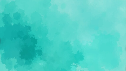 Abstract Soft Teal & Turquoise Watercolor Wash Background. Aqua Blue Gradient Texture for Serene Design, Digital Wallpaper & Calming Wellness Graphics.