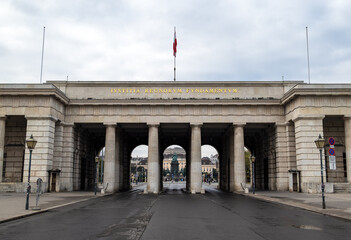 view of the Outer Castle Gate of the Vienna Hofburg