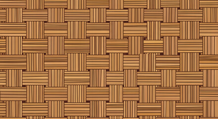 Seamless Basket Weave Pattern Wood Parquet Texture