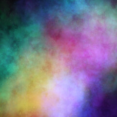 Fantasy Galaxy Abstract Background with Cosmic Dust Effect