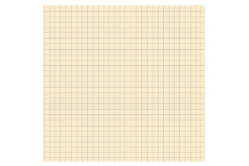 Graph paper sheet showing grid lines and soft shadows, providing a simple blank beige background with a transparent background