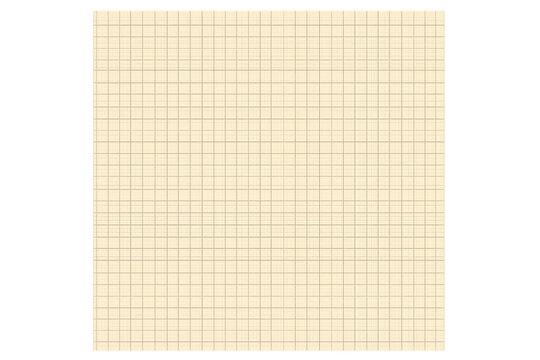 Graph paper sheet showing grid lines and soft shadows, providing a simple blank beige background with a transparent background