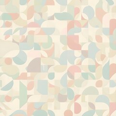 Generative AI- vector seamless pattern with leaves