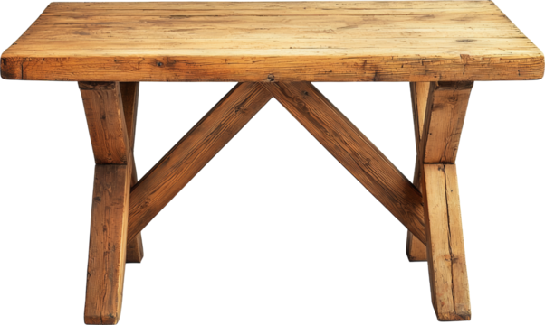 old wooden table