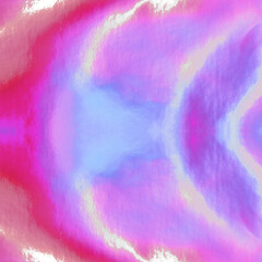 Vibrant Abstract Texture with Symmetrical Neon Color Transition