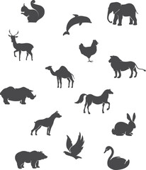 set of animals