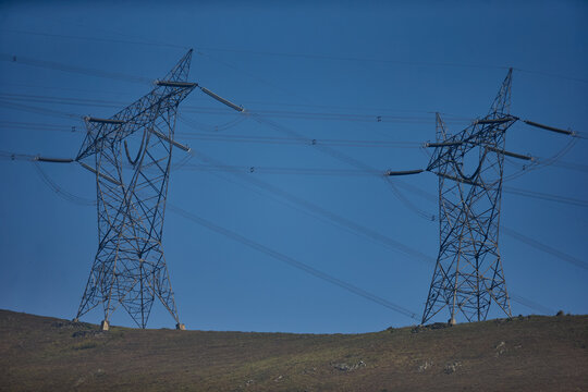 Electric power lines are critical infrastructure for the distribution of electricity from power plants to homes, businesses, and other end users.
