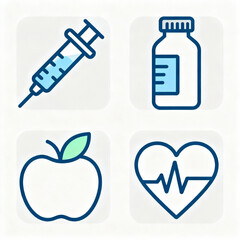 diabetes_tools_icon_set