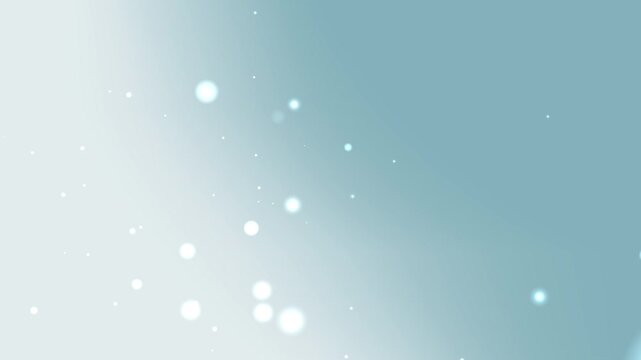 Soft blue gradient background with floating light particles and gentle glowing effects creating a peaceful and modern abstract design perfect for winter celebration themes or elegant branding visuals - Powered by Adobe