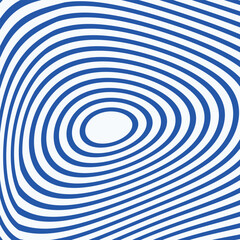 Blue and white concentric spiral circles creating an optical illusion effect. Clean geometric pattern perfect for posters, web design, and modern graphic projects.
