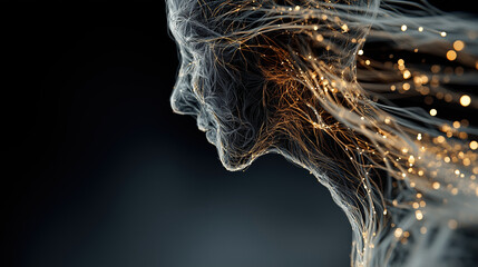 Big Data Artificial Intelligence Neural Network Flow Visualization Machine Learning Technology Innovation Cyberspace Digital Information Analysis Future Science Complex Data Stream Background