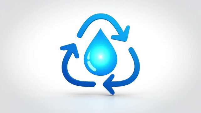 Evolution of Water Conservation: A Journey Through Water Drop and Recycling Icon Transformation