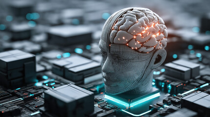 Big Data Artificial Intelligence Neural Network Flow Visualization Machine Learning Technology Innovation Cyberspace Digital Information Analysis Future Science Complex Data Stream Background