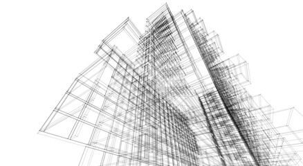 architecture building 3d 