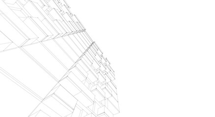 architecture building 3d 