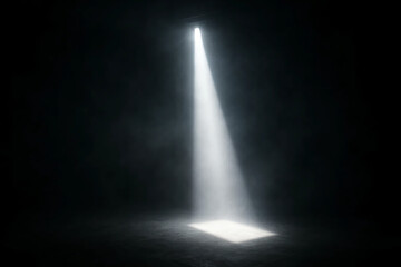 Vision Beam – Light Rays Cutting Through Fog