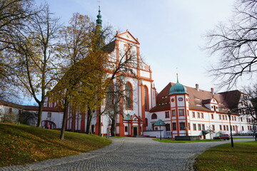 Die Kirche im Kloster St. Mariental in der Oberlausitz