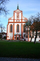 Die Kirche im Kloster St. Mariental in der Oberlausitz