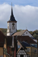 Alsace, Bishoffeim, Eglise