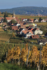 Alsace,  village de Heiligenstein