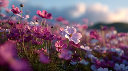spring flowers in the field