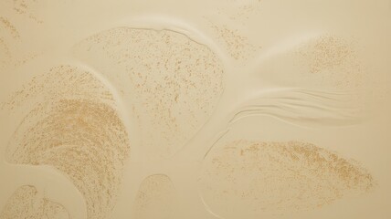 Warm Cream Beige Speckled Texture Background Organic Wave Flow Art
