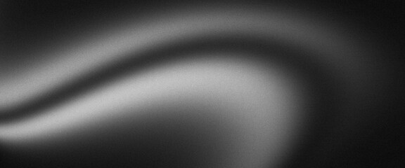 Minimal black white gradient background with grainy noise texture, dark abstract layout cover design