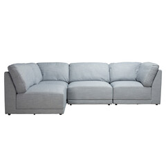 modern sofa isolated on white