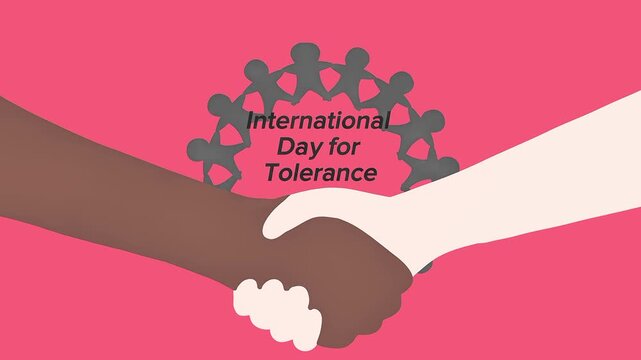 Multicultural Solidarity Handshake Motion Graphic | World Peace and Reconciliation