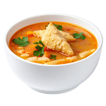 Golden baked sopa paraguaya bites isolated on a white background, a classic paraguayan staple food with a soft, cake-like texture