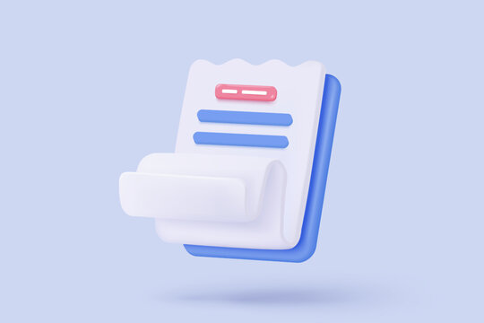 3d white clipboard task management todo check list, assignment and exam checklist  with pencil icon, efficient work on project plan, fast progress, level up concept. 3d todo check icon vector render