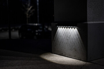 Modern solar lights with sleek design and bright illumination. Eco-friendly outdoor lighting...