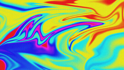 Vibrant Psychedelic Swirl Abstract Fluid Art Background