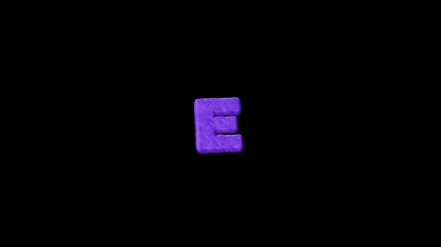 Letter E (On Alpha)