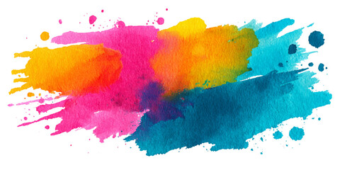 Abstract colorful fantasy watercolor background texture .splash acrylic colorful background .banner for wallpaper .watercolor wash aqua painted texture .abstract hand paint square stain backdrop .