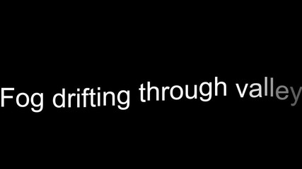 Fog drifts mysteriously across the screen, creating an atmospheric and suspenseful mood perfect for cinematic intros or introspective projects