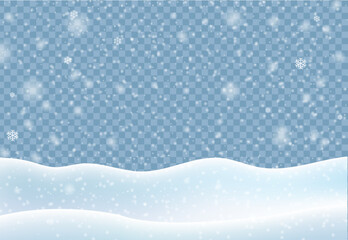 Snowfall And Transparent Background