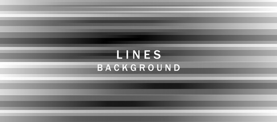 Abstract background with horizontal lines in modern white color.