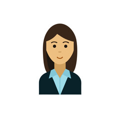 Obraz premium business woman icon set