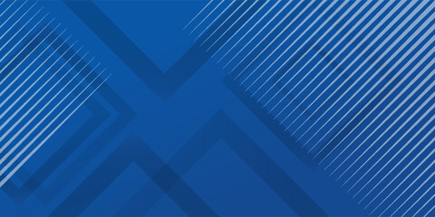 Abstract bacgkround blue and white gradient. Modern blue abstract rectangle box lines background for presentation design