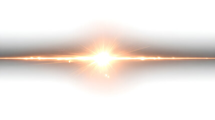 Bright, glowing light flare emanating from a central point, creating a radiant effect.