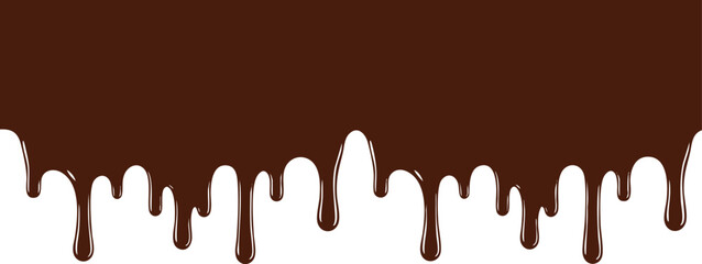 Liquid dripping shape design element vector illustration isolated on a white background
