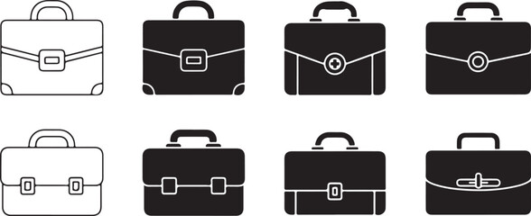 Briefcases with handles and clasps portfolio document case