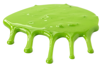 Dripping Green Slime An Oozing, Playful Texture for Creative Projects