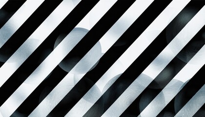 Contemporary Black & White Diagonal Stripes Pattern with Subtle Abstract Texture Design Background