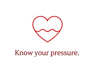 Know Your Blood Pressure: Heart and Heart Rate Icon