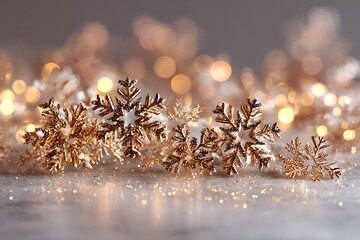 golden christmas tree branches