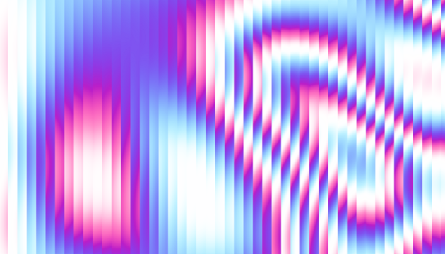 Fractal Glass Gradient Texture. Reed vertical lines patterned glass, overlay with transparent background. Universal blue purple background stylish gradient