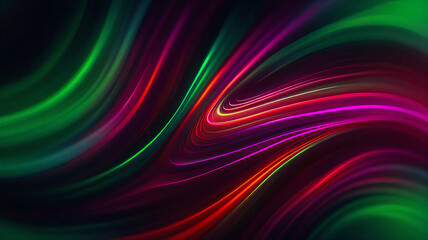Flowing Waves of Vibrant Colors Form a Mesmerizing Abstract Design