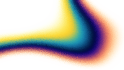 Elegant smooth wave big line in gradient shades of retro colours, flowing across a overlay transparent background fot minimal design.